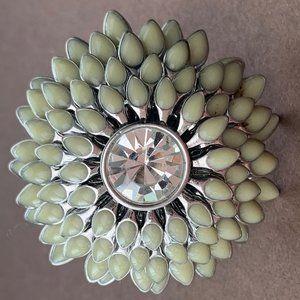 Ann Taylor Layered Sparkly Statement Ring Size 7